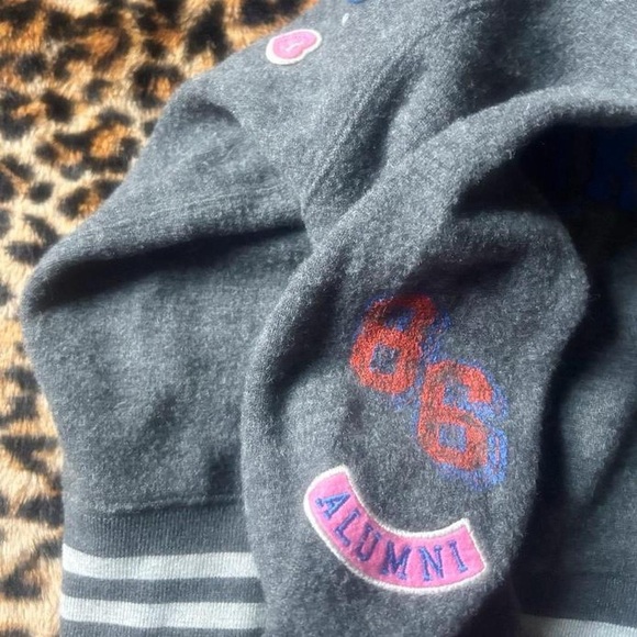 RARE pink Varsity Jacket - Picture 2 of 6